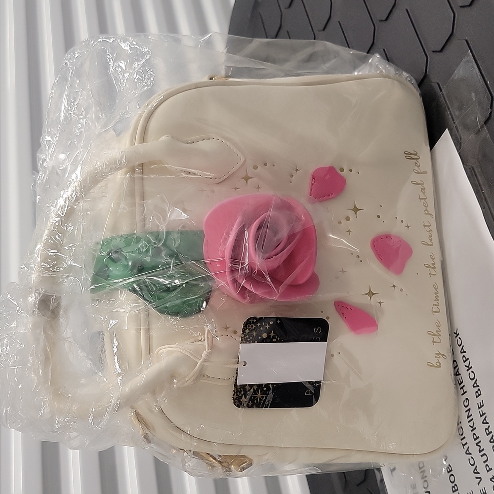 Loungelfly Beauty and the Beast Rose Crossbody NIP